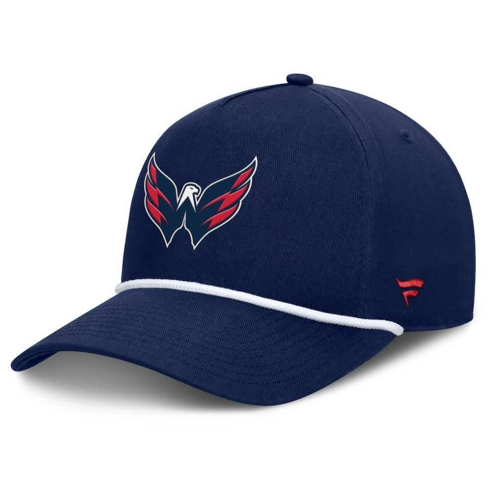 Washington Capitals Fanatics Authentic Pro Rink Roper A-Frame Adjustable Hat - Navy | US 202498961