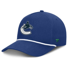 Vancouver Canucks Fanatics Authentic Pro Rink Roper A-Frame Adjustable Hat - Blue | US 202498964