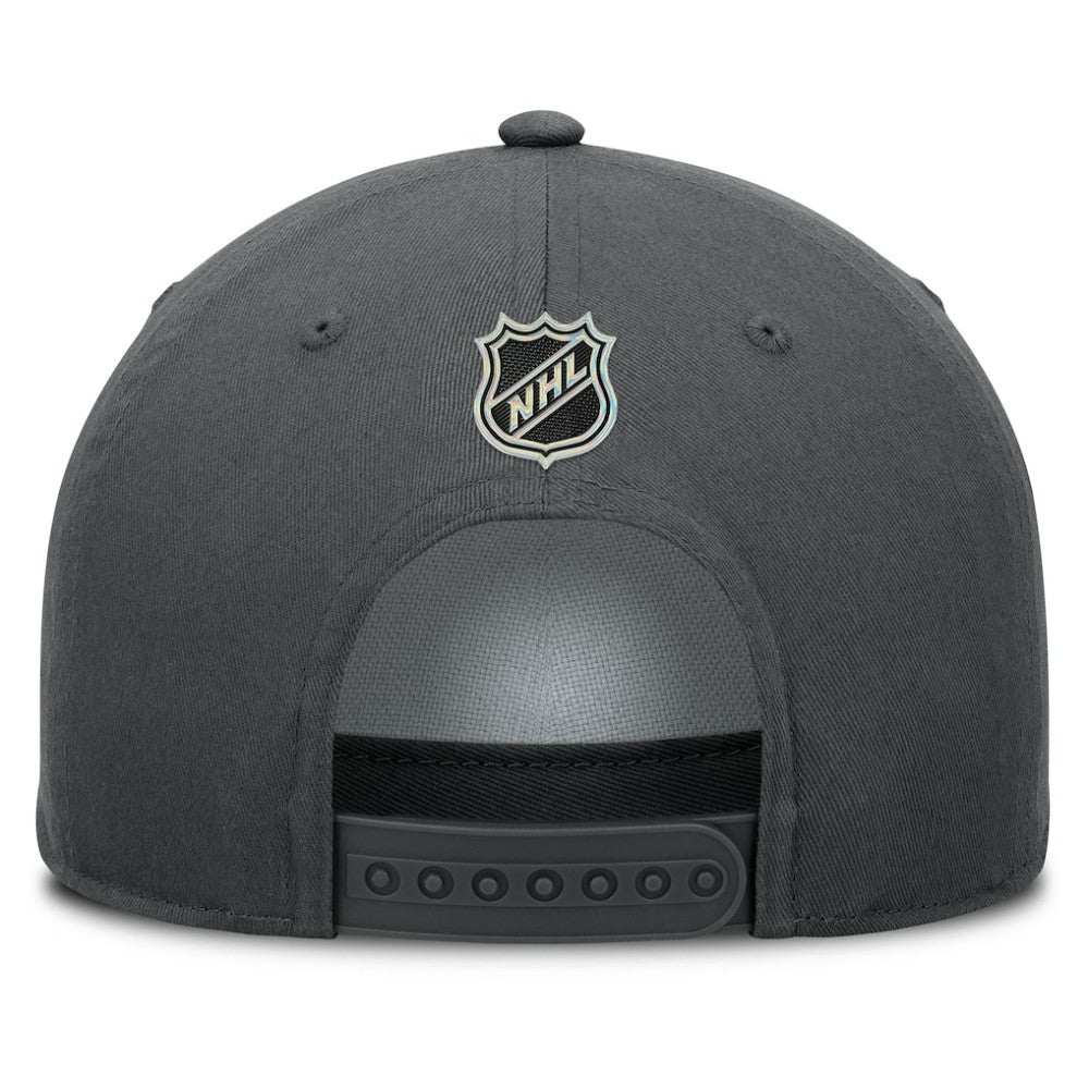 Vegas Golden Knights Fanatics Authentic Pro Rink Roper A-Frame Adjustable Hat - Charcoal | US 202498966