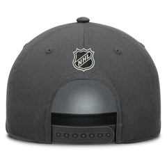 Vegas Golden Knights Fanatics Authentic Pro Rink Roper A-Frame Adjustable Hat - Charcoal | US 202498966