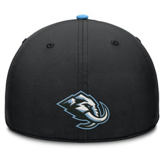 Utah Mammoth Fanatics Authentic Pro Rink Team Code Flex Hat - Black/Light Blue | US 202498973
