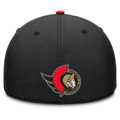 Ottawa Senators Fanatics Authentic Pro Rink Team Code Flex Hat - Black/Red | US 202498974