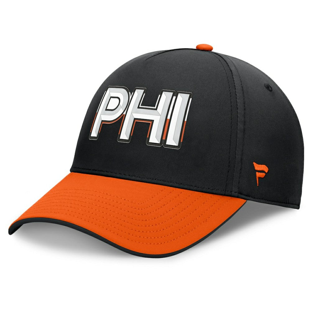 Philadelphia Flyers Fanatics Authentic Pro Rink Team Code Flex Hat - Black/Orange | US 202498975