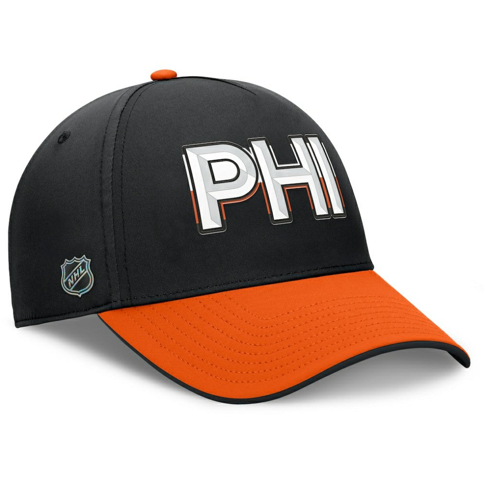 Philadelphia Flyers Fanatics Authentic Pro Rink Team Code Flex Hat - Black/Orange | US 202498975