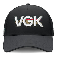 Vegas Golden Knights Fanatics Authentic Pro Rink Team Code Flex Hat - Black/Charcoal | US 202498984