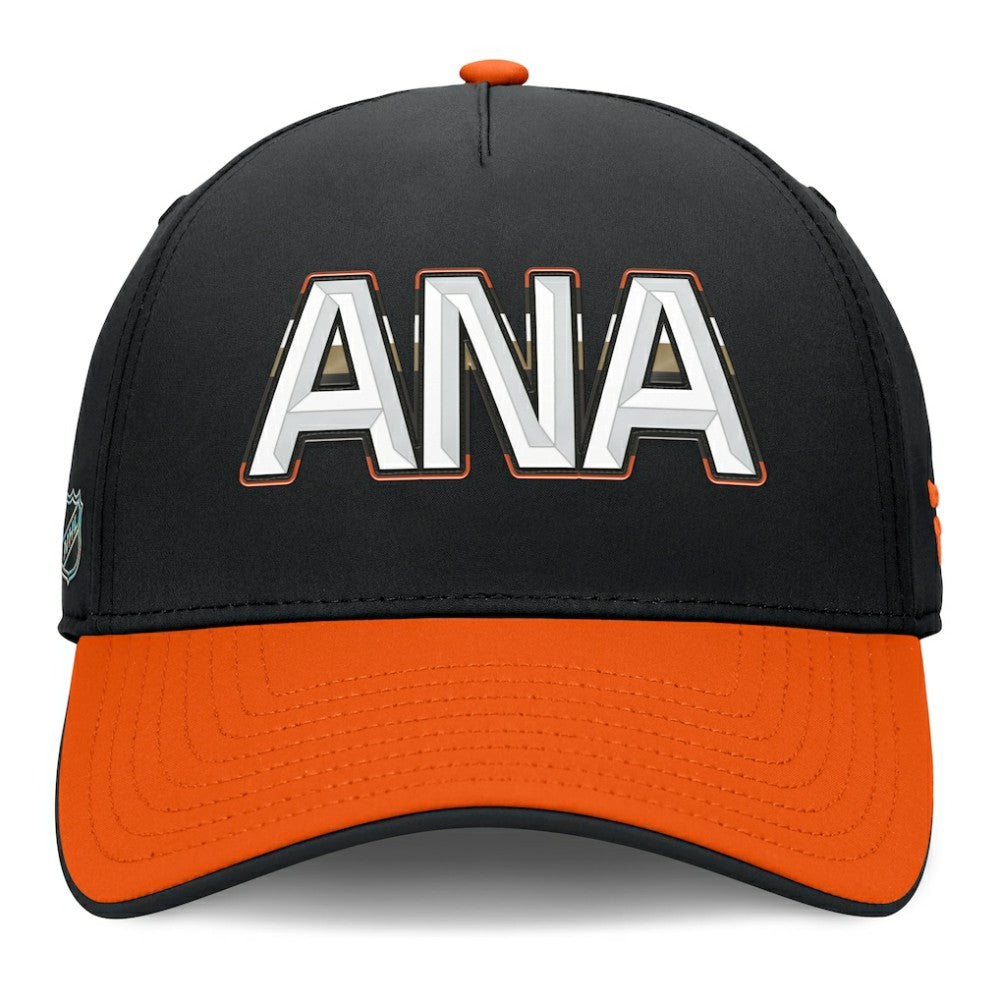 Anaheim Ducks Fanatics Authentic Pro Rink Team Code Flex Hat - Black/Orange | US 202498987