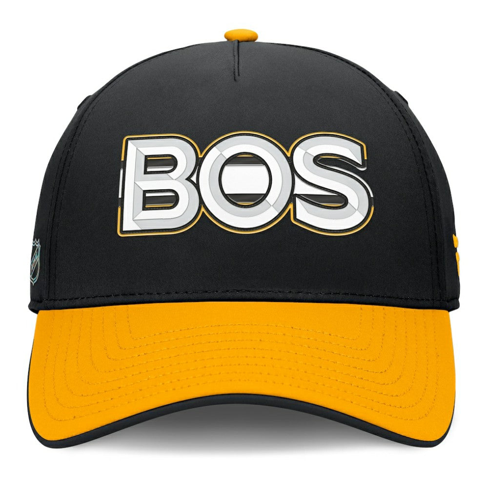 Boston Bruins Fanatics Authentic Pro Rink Team Code Flex Hat - Black/Gold | US 202498988