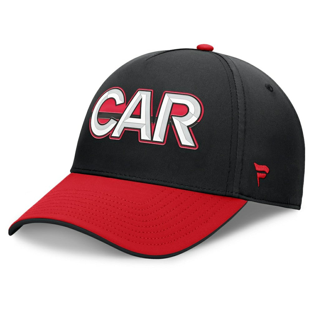 Carolina Hurricanes Fanatics Authentic Pro Rink Team Code Flex Hat - Black/Red | US 202498990