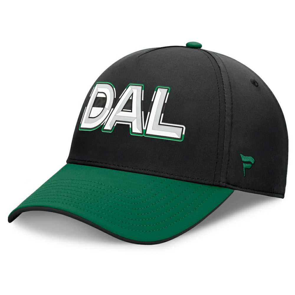 Dallas Stars Fanatics Authentic Pro Rink Team Code Flex Hat - Black/Kelly Green | US 202498994