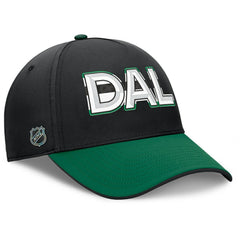 Dallas Stars Fanatics Authentic Pro Rink Team Code Flex Hat - Black/Kelly Green | US 202498994
