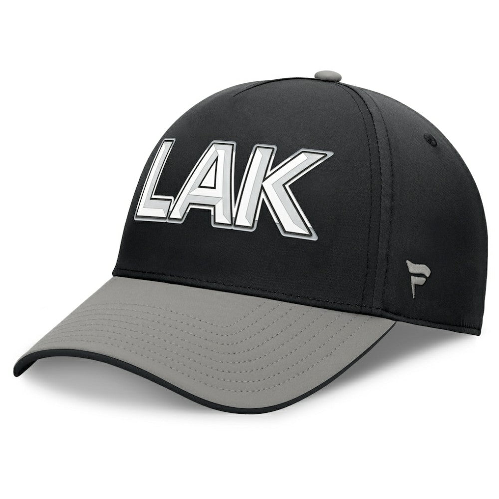 Los Angeles Kings Fanatics Authentic Pro Rink Team Code Flex Hat - Black/Gray | US 202498996