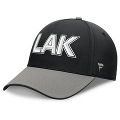Los Angeles Kings Fanatics Authentic Pro Rink Team Code Flex Hat - Black/Gray | US 202498996