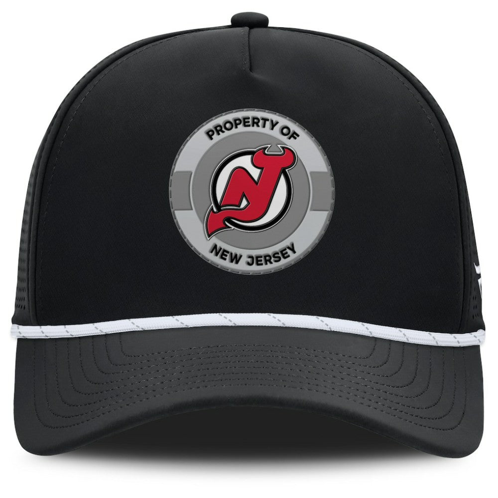 New Jersey Devils Fanatics Authentic Pro Rink Adjustable Hat - Black | US 202499032