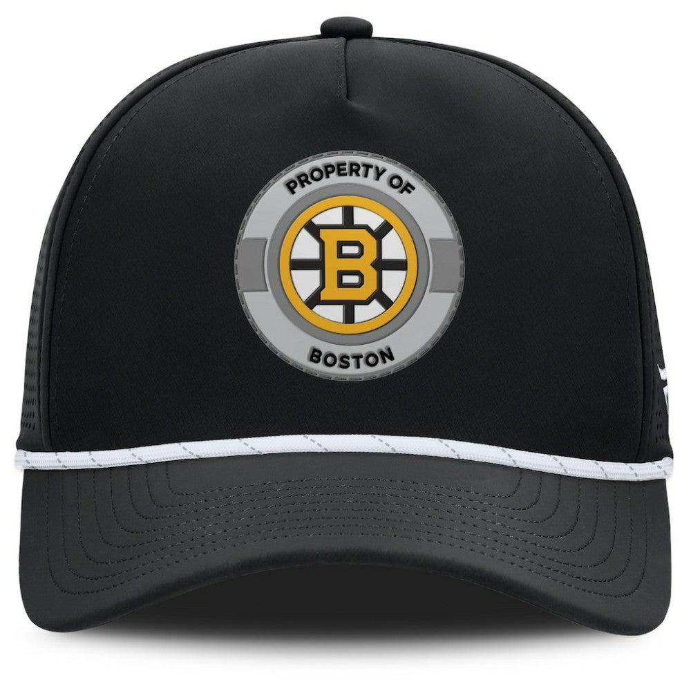 Boston Bruins Fanatics Authentic Pro Rink Adjustable Hat - Black | US 202499042