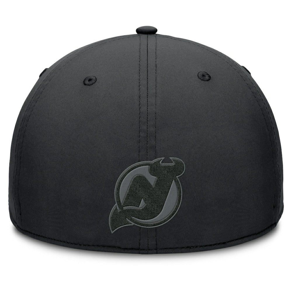 New Jersey Devils Fanatics Authentic Pro Road Team Code Flex Hat - Black | US 202499085