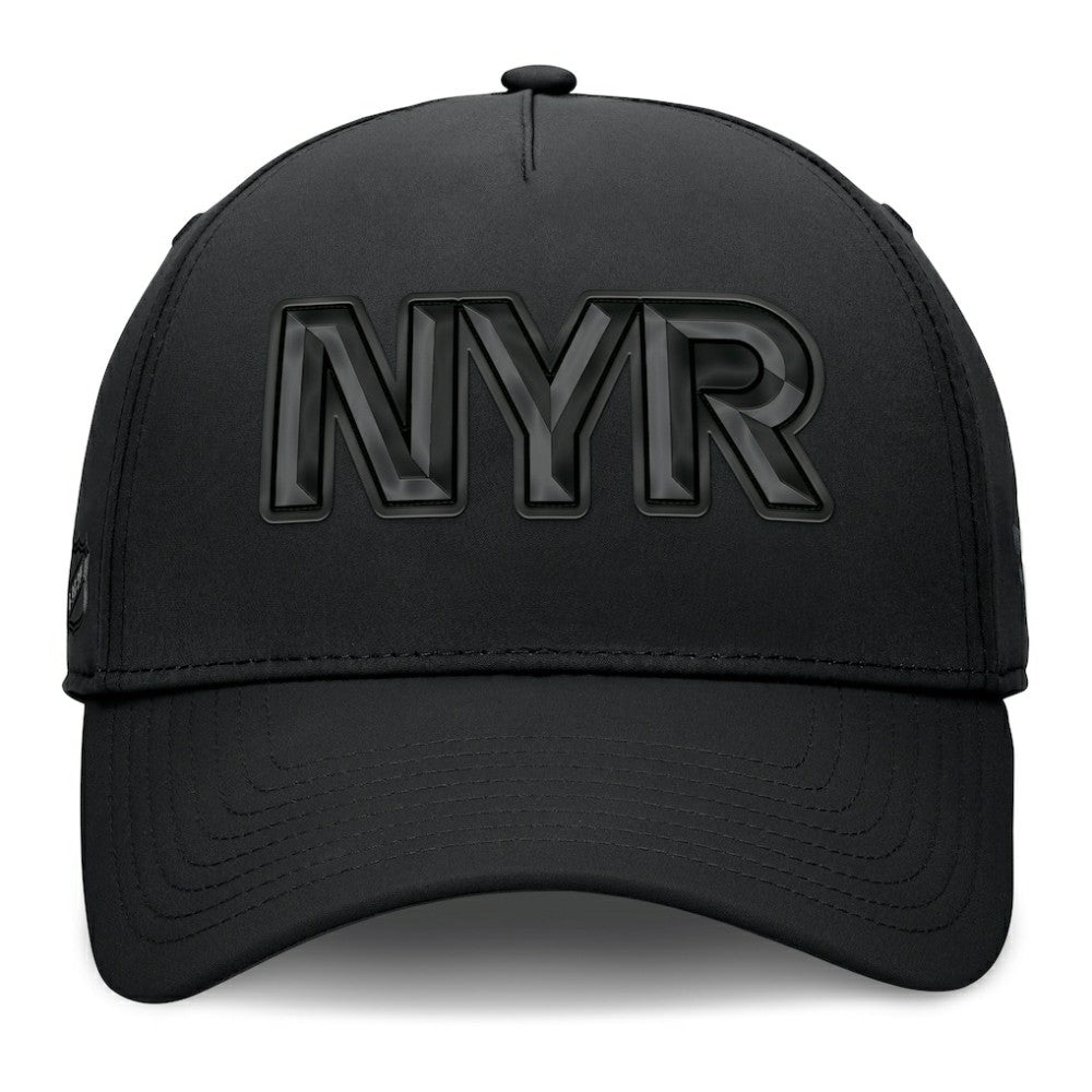 New York Rangers Fanatics Authentic Pro Road Team Code Flex Hat - Black | US 202499087