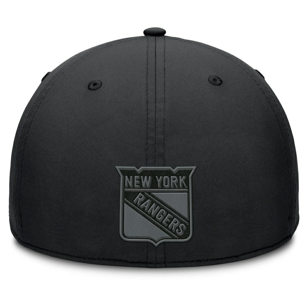 New York Rangers Fanatics Authentic Pro Road Team Code Flex Hat - Black | US 202499087