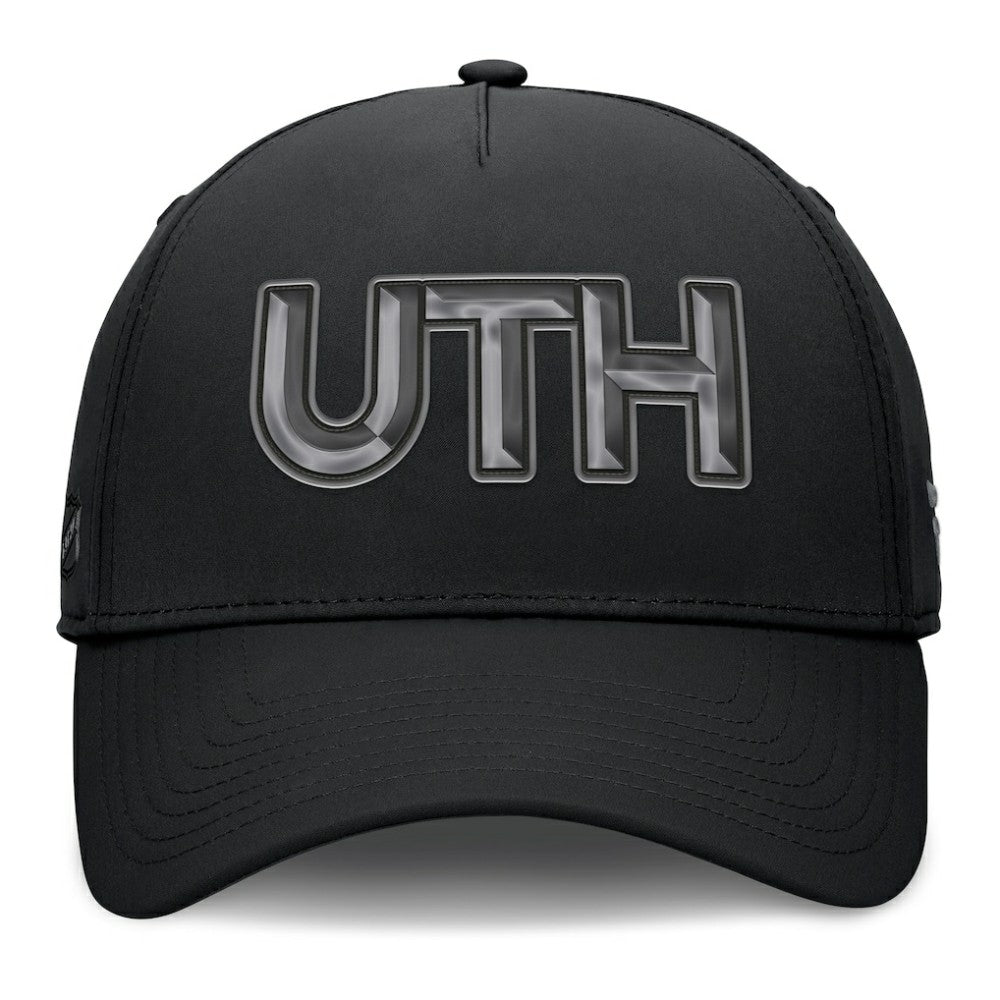 Utah Mammoth Fanatics Authentic Pro Road Team Code Flex Hat - Black | US 202499088