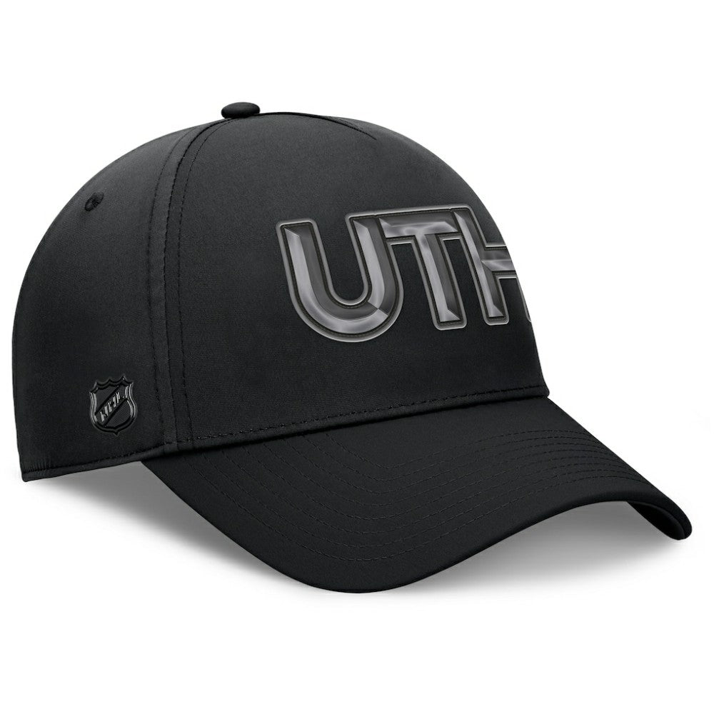 Utah Mammoth Fanatics Authentic Pro Road Team Code Flex Hat - Black | US 202499088