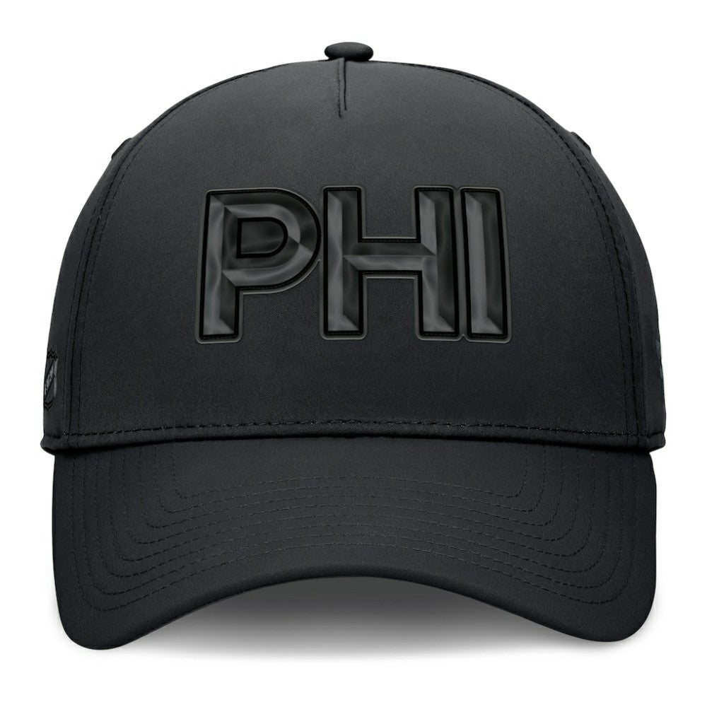 Philadelphia Flyers Fanatics Authentic Pro Road Team Code Flex Hat - Black | US 202499089