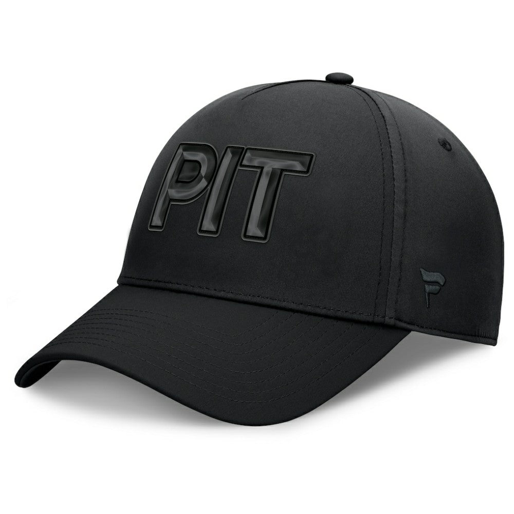 Pittsburgh Penguins Fanatics Authentic Pro Road Team Code Flex Hat - Black | US 202499090