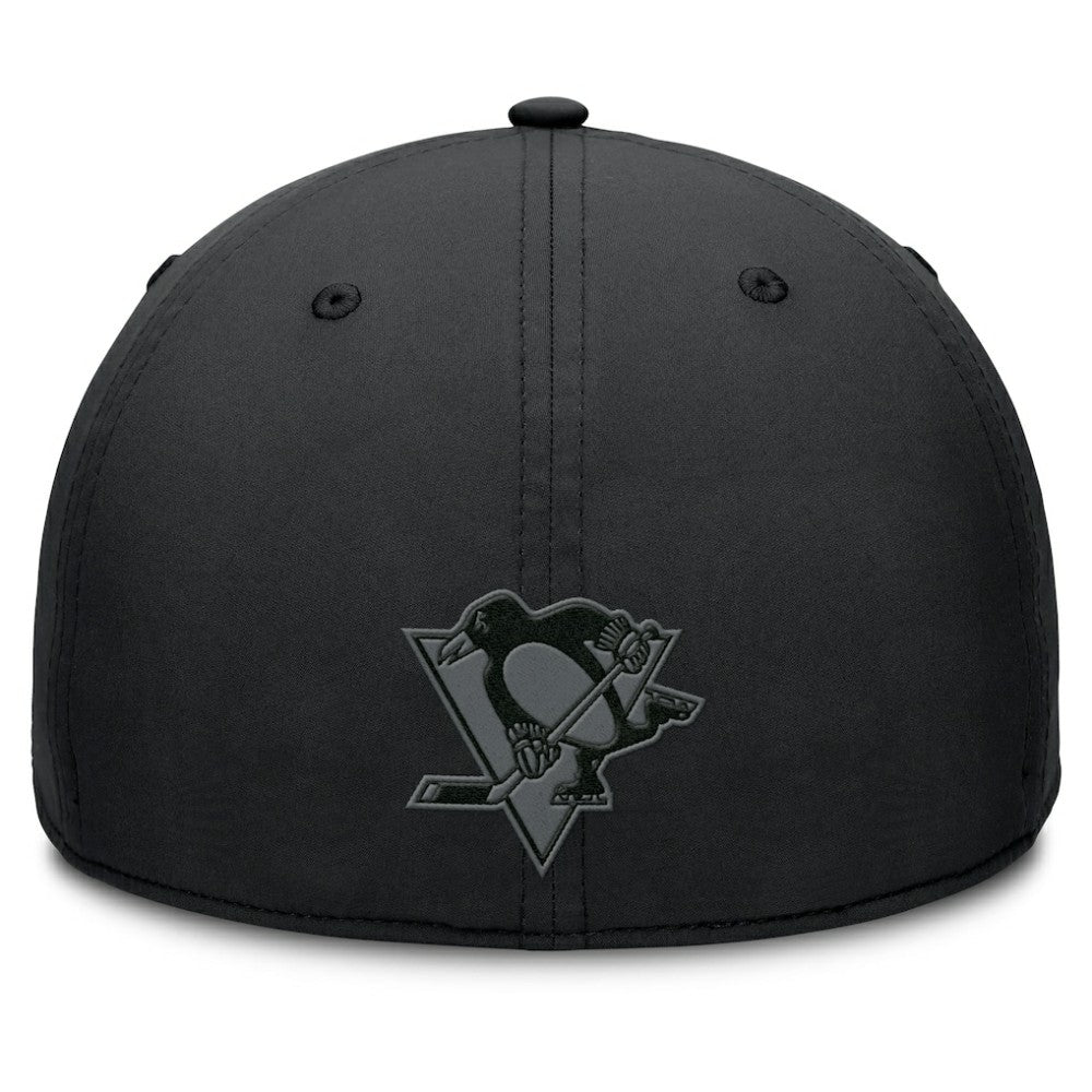 Pittsburgh Penguins Fanatics Authentic Pro Road Team Code Flex Hat - Black | US 202499090