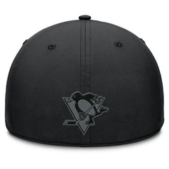 Pittsburgh Penguins Fanatics Authentic Pro Road Team Code Flex Hat - Black | US 202499090