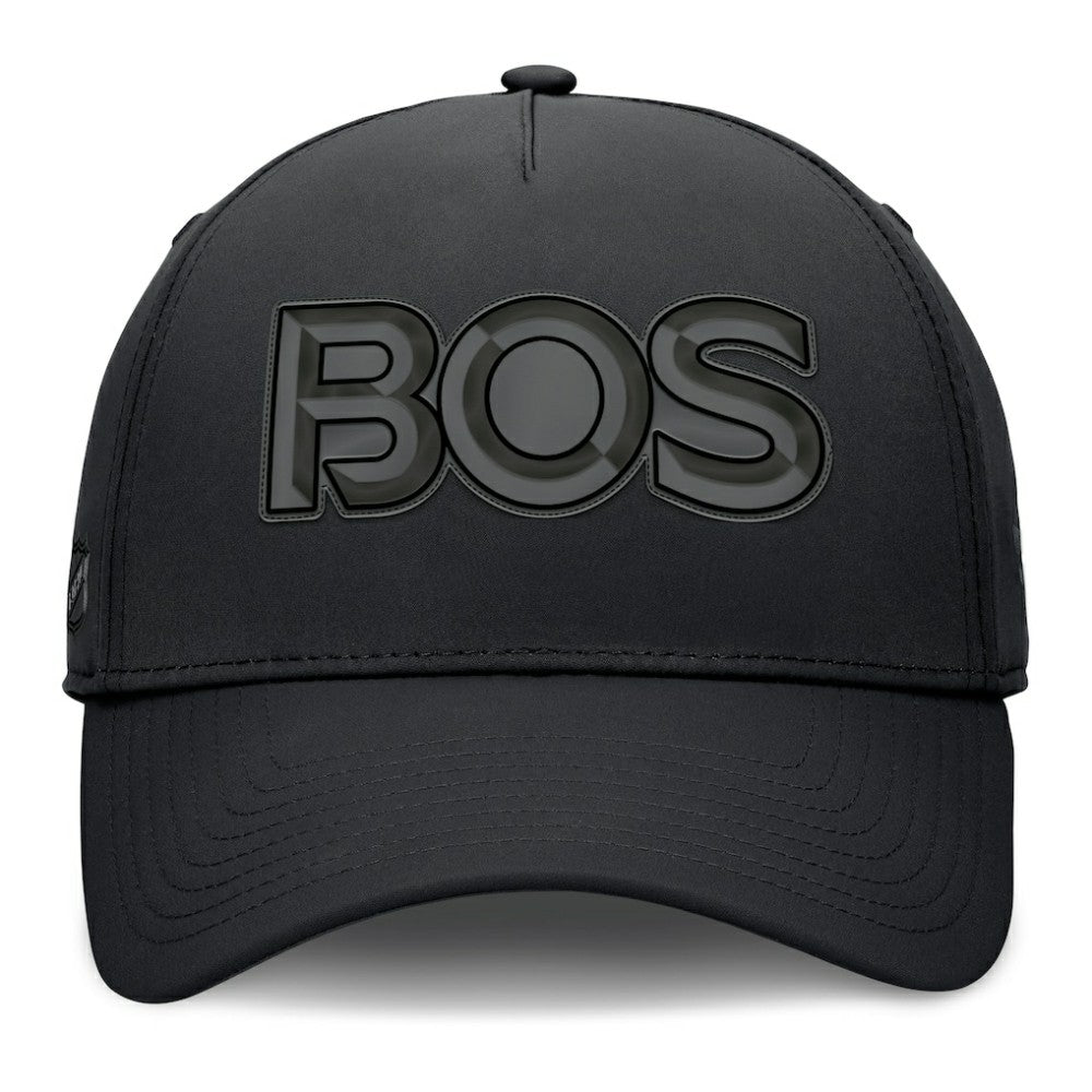 Boston Bruins Fanatics Authentic Pro Road Team Code Flex Hat - Black | US 202499101