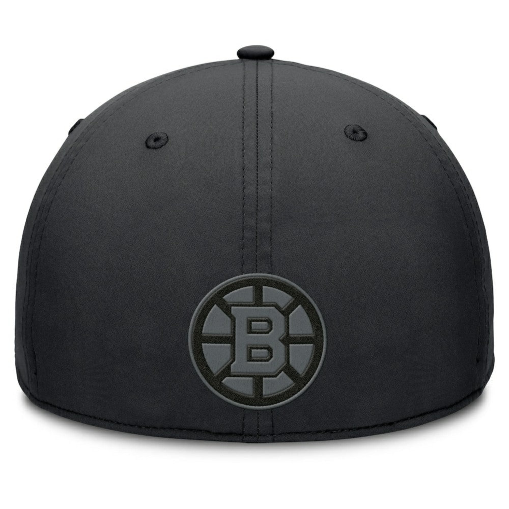 Boston Bruins Fanatics Authentic Pro Road Team Code Flex Hat - Black | US 202499101