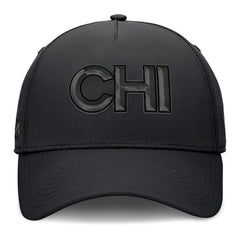 Chicago Blackhawks Fanatics Authentic Pro Road Team Code Flex Hat - Black | US 202499105