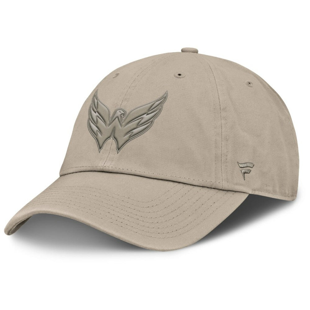 Washington Capitals Fanatics Authentic Pro Road Adjustable Hat - Tan | US 202499128