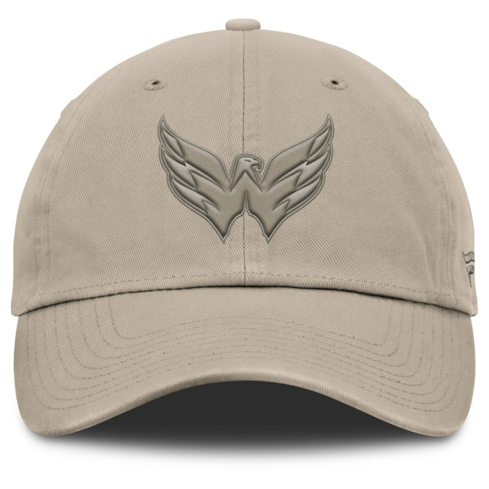 Washington Capitals Fanatics Authentic Pro Road Adjustable Hat - Tan | US 202499128