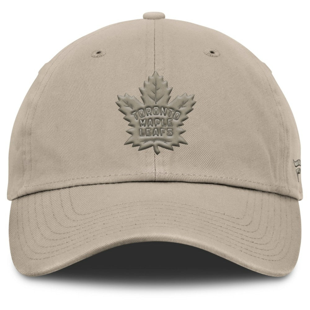 Toronto Maple Leafs Fanatics Authentic Pro Road Adjustable Hat - Tan | US 202499135