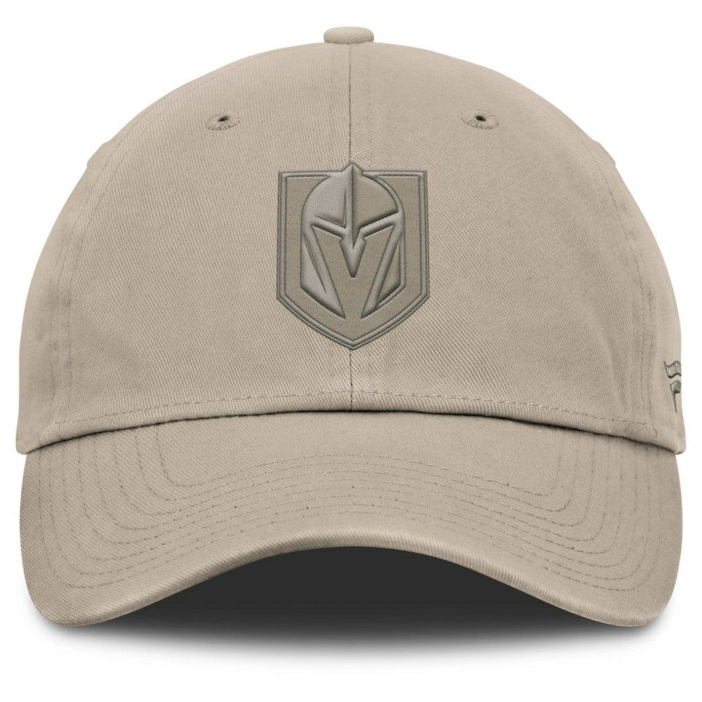 Vegas Golden Knights Fanatics Authentic Pro Road Adjustable Hat - Tan | US 202499137