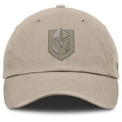 Vegas Golden Knights Fanatics Authentic Pro Road Adjustable Hat - Tan | US 202499137