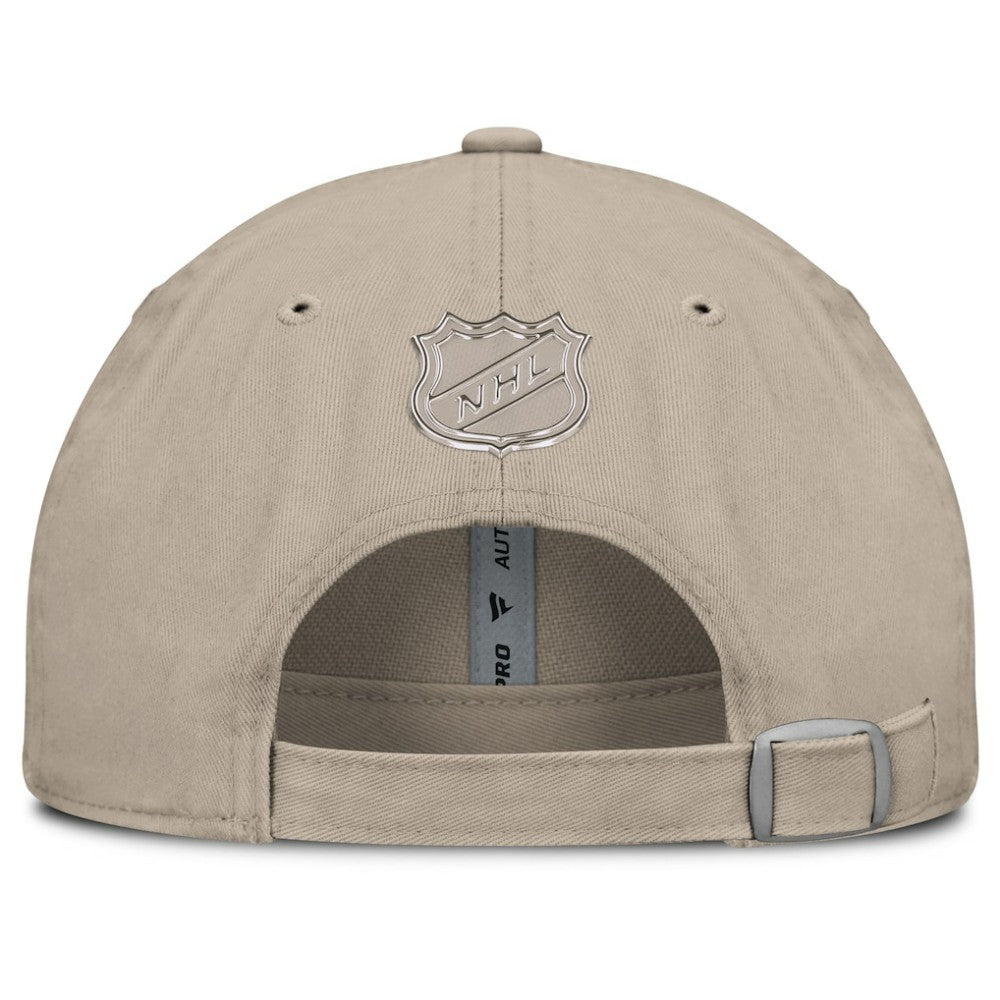 New York Rangers Fanatics Authentic Pro Road Adjustable Hat - Tan | US 202499138