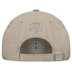 New Jersey Devils Fanatics Authentic Pro Road Adjustable Hat - Tan | US 202499139