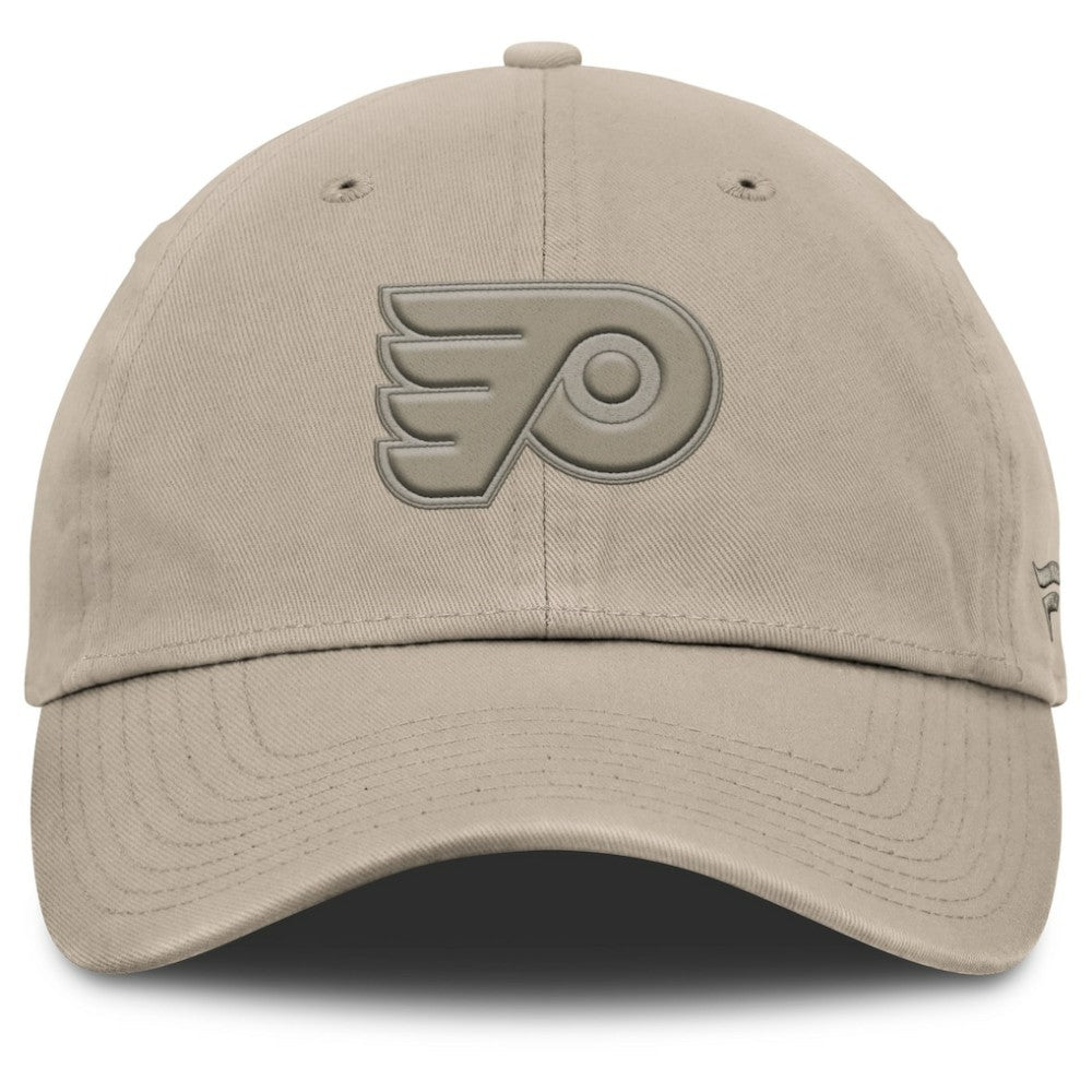Philadelphia Flyers Fanatics Authentic Pro Road Adjustable Hat - Tan | US 202499141