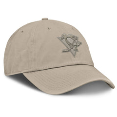 Pittsburgh Penguins Fanatics Authentic Pro Road Adjustable Hat - Tan | US 202499145
