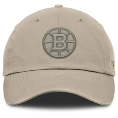 Boston Bruins Fanatics Authentic Pro Road Adjustable Hat - Tan | US 202499148