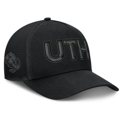 Utah Mammoth Fanatics Authentic Pro Road Team Code Trucker Adjustable Hat - Black | US 202499165