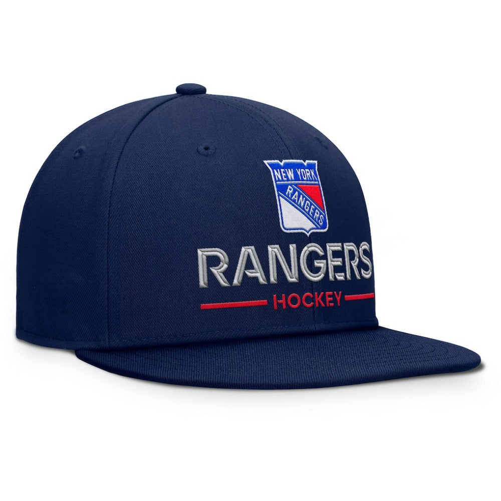 New York Rangers Fanatics Authentic Pro Rink Lockup Snapback Hat - Navy | US 202499174