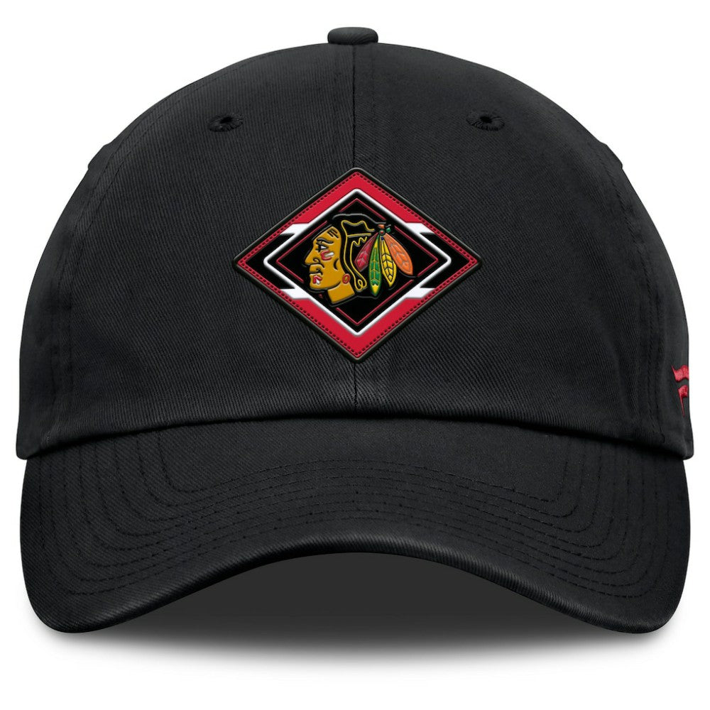 Chicago Blackhawks Fanatics Women's Authentic Pro Rink Adjustable Hat - Black | US 202499238