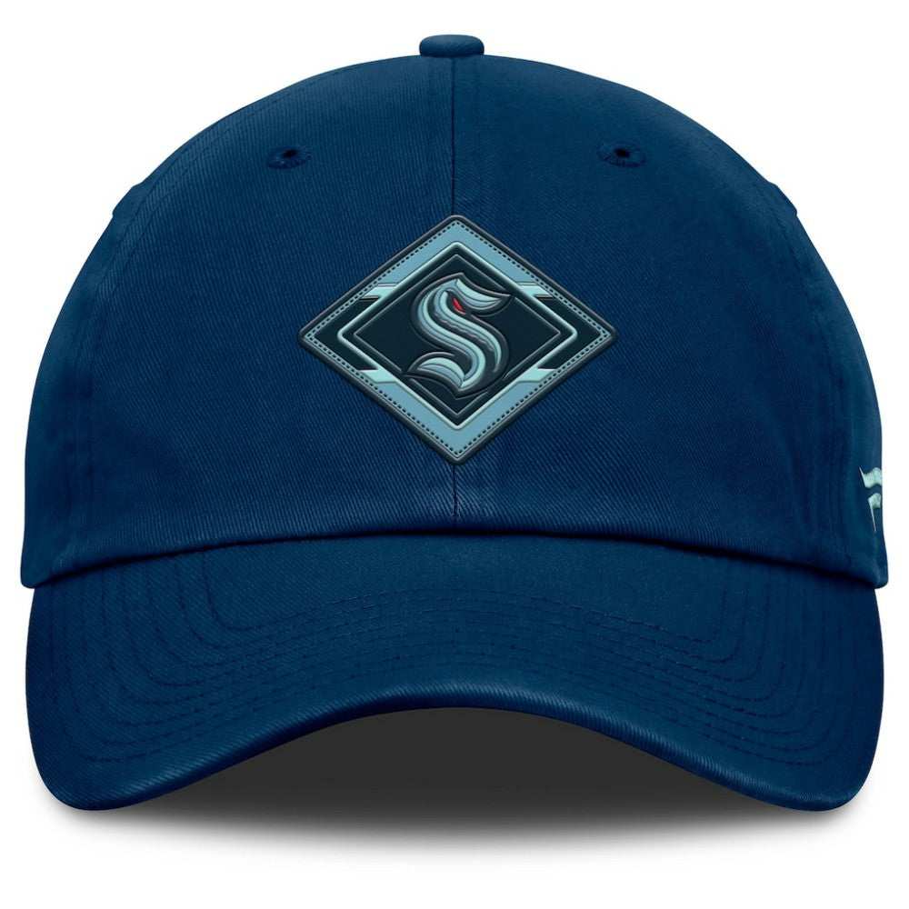 Seattle Kraken Fanatics Women's Authentic Pro Rink Adjustable Hat - Deep Sea Blue | US 202499243