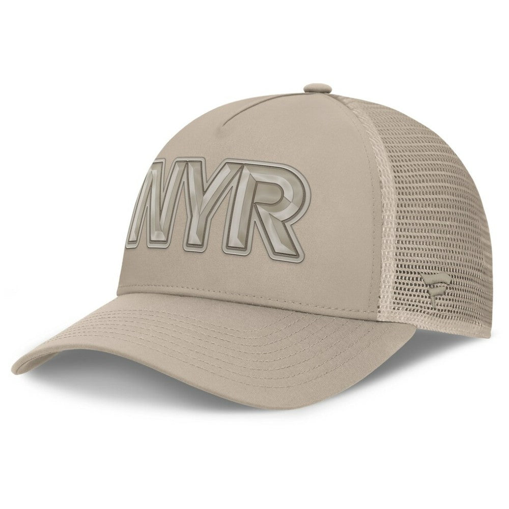 New York Rangers Fanatics Women's Authentic Pro Road Trucker Adjustable Hat - Tan | US 202499279