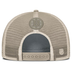 Boston Bruins Fanatics Women's Authentic Pro Road Trucker Adjustable Hat - Tan | US 202499284