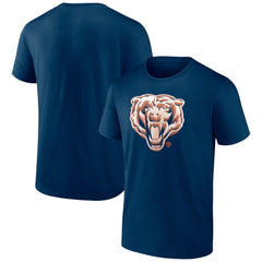 Chicago Bears Chrome Dimension T-Shirt - Navy T-shirts