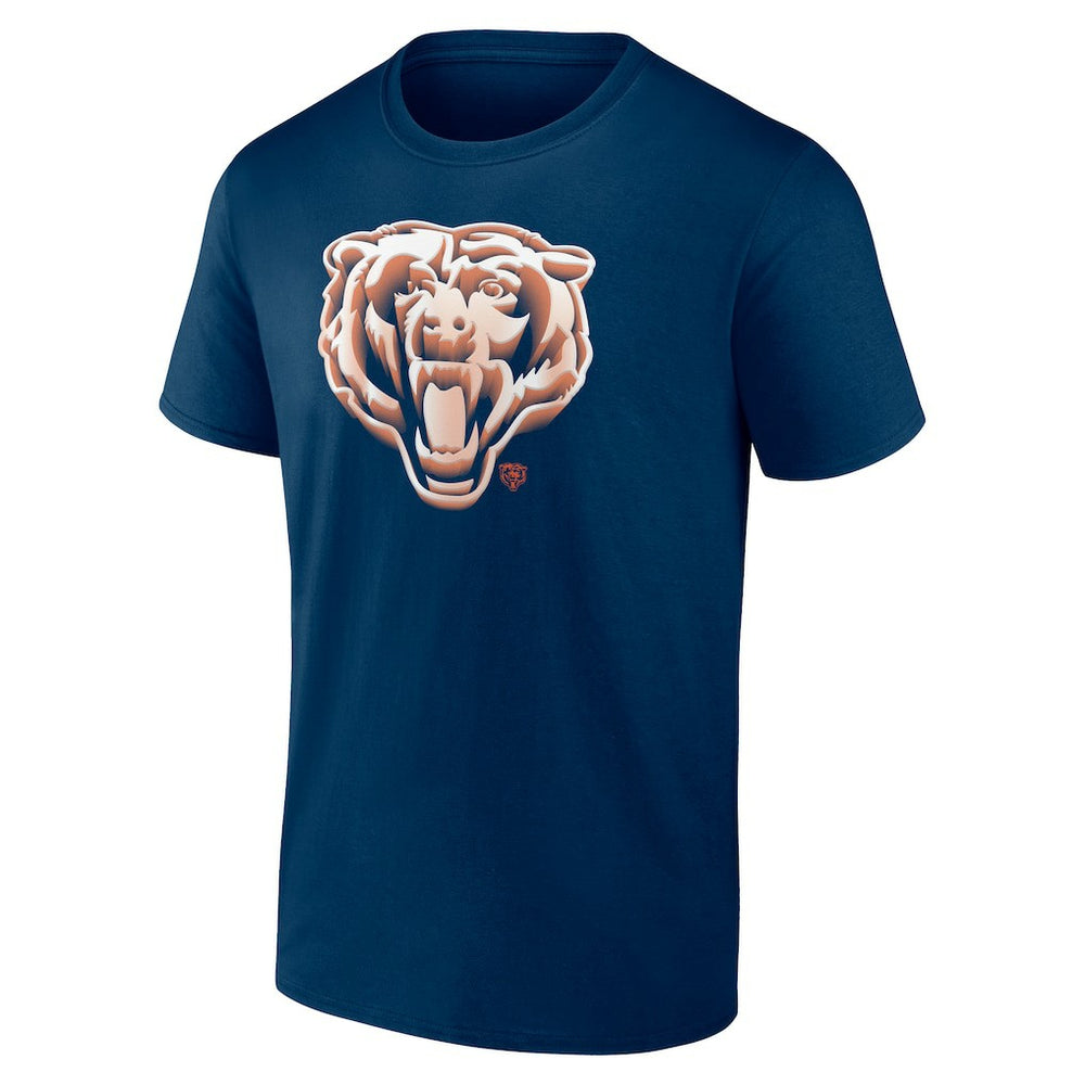 Chicago Bears Chrome Dimension T-Shirt - Navy T-shirts