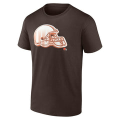 Cleveland Browns Chrome Dimension T-Shirt - Brown T-shirts