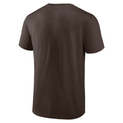 Cleveland Browns Chrome Dimension T-Shirt - Brown T-shirts